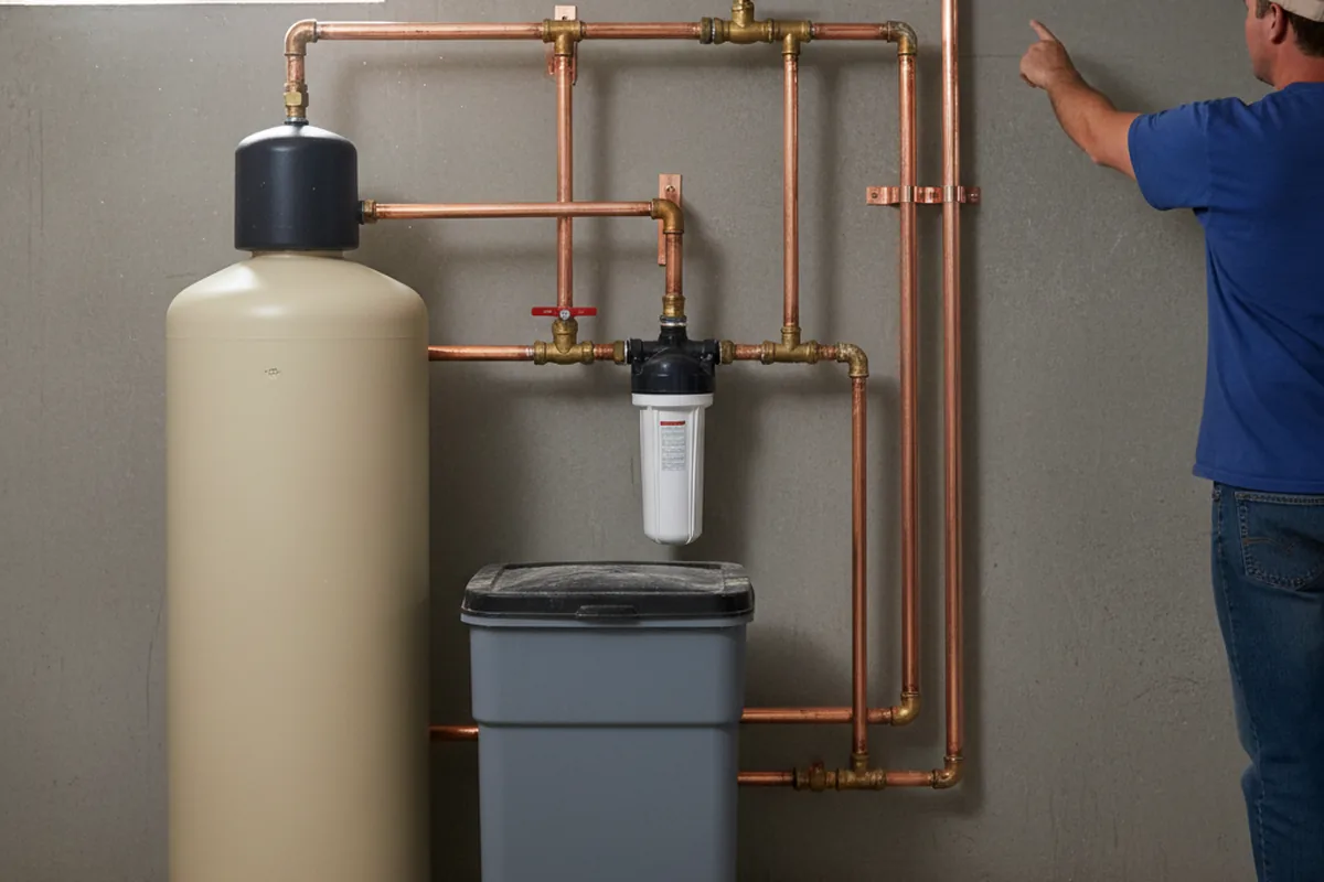 Whole-house water treatment system installed in Pfafftown